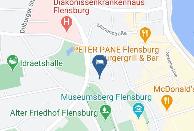 Flensburg - Simple & Central Maps
