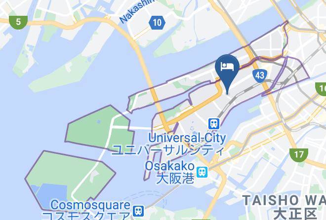Simple Heart Hotel Osaka Map