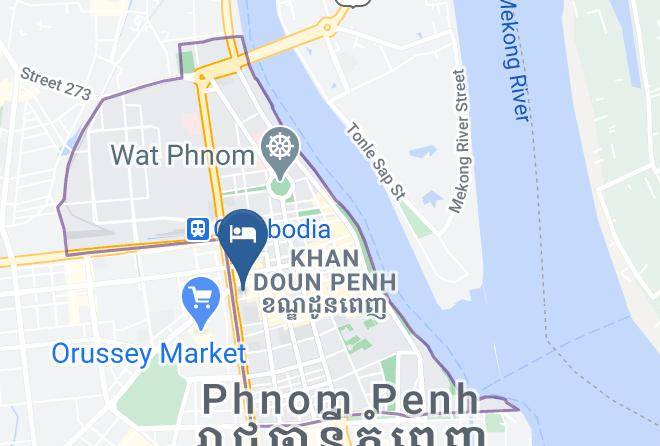 Doun Penh - Sin Hak Seng Hotel Maps