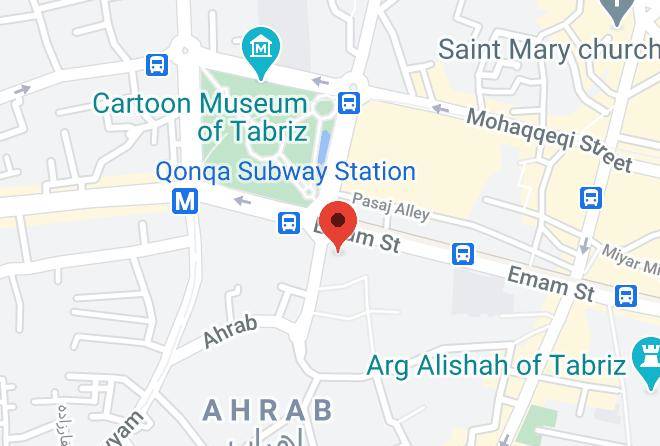 Tabriz - Sina Hotel Maps