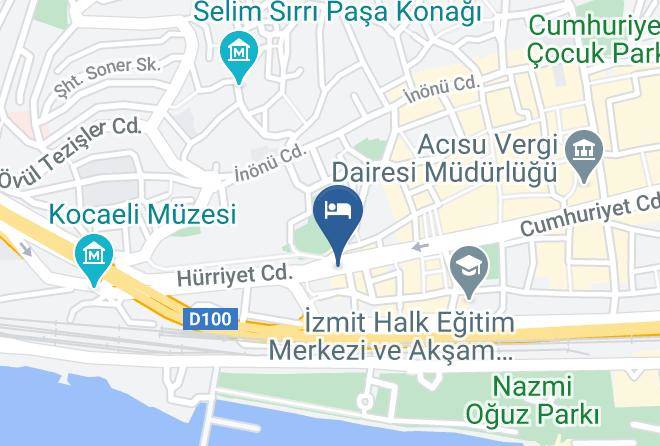 Izmit - Otel Sinal Maps