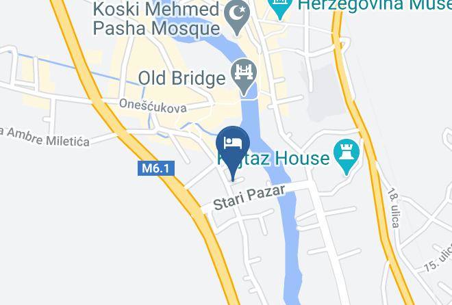 Hercegovacko Neretvanski - Sinan Han Motel Maps
