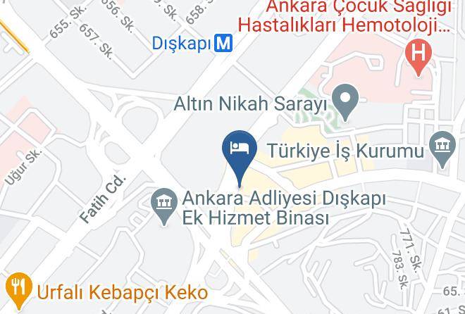 Altindag - Sinan Otel Maps