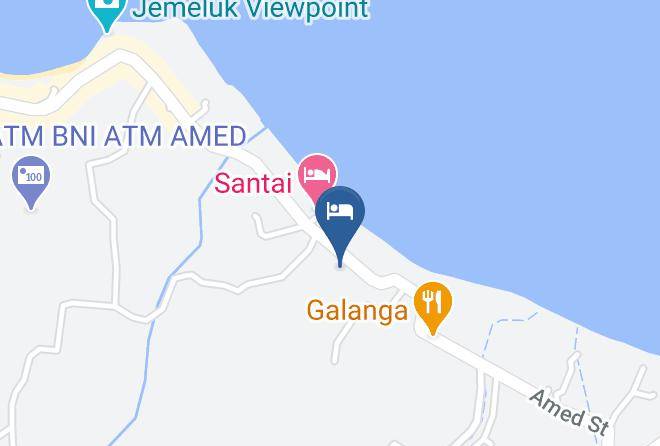 Karangasem Regency - Sinar Bali 2 Maps