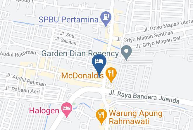Sidoarjo Regency - Sinar Ii Hotel Maps