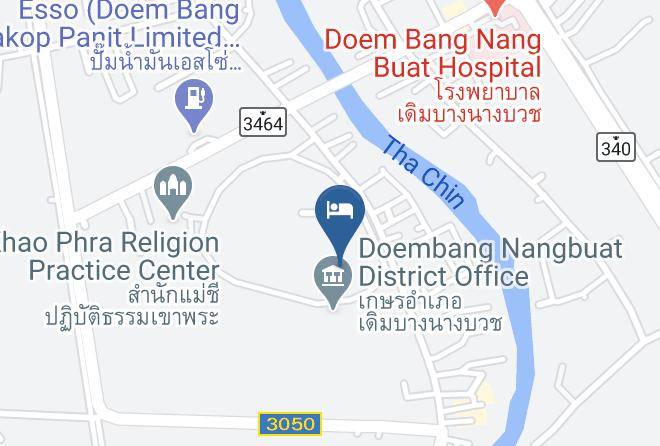 Amphoe Doem Bang Nang Buat - Sinatara Resort Maps