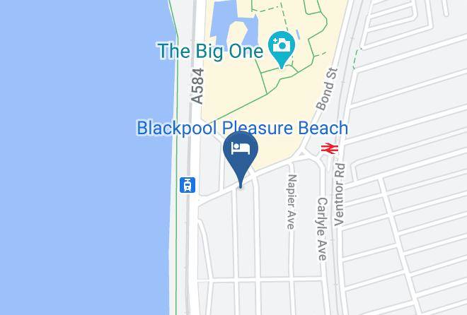 Blackpool - Sinatras Hotel Maps