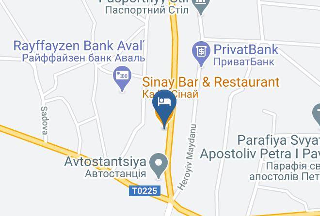 Chechelnyk Raion - Sinay Bar & Restaurant Maps