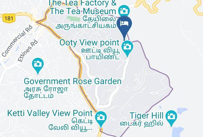 Ooty - Sinclairs Retreat Ooty Maps