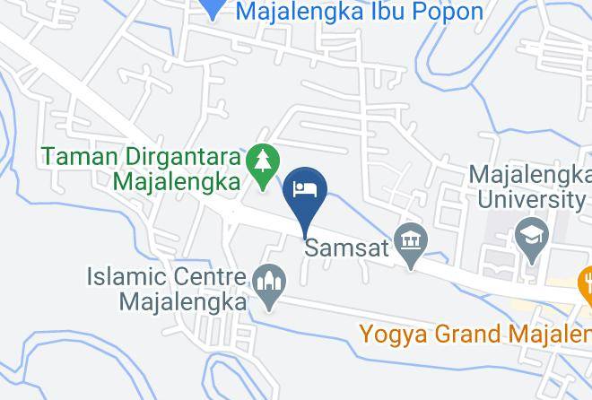 Majalengka Regency - Sindangwangi Restaurant Fitra Hotel Majalengka Maps