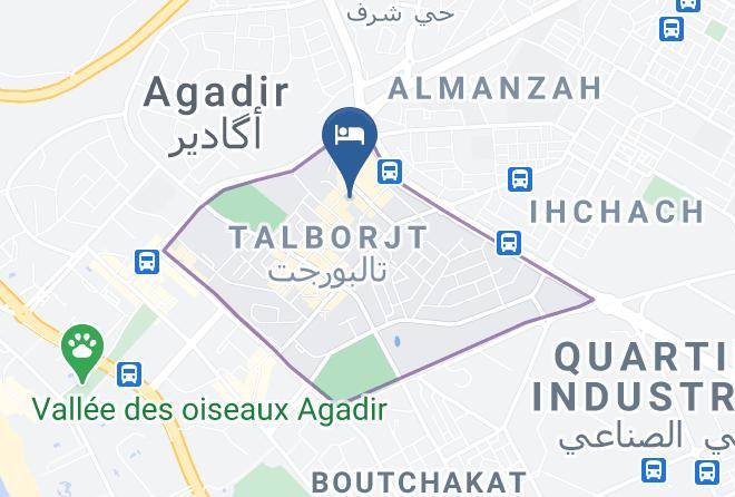 Agadir - Hotel Sindibad Maps