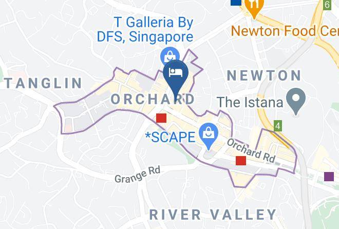 Orchard - Singapore Marriott Tang Plaza Hotel Maps