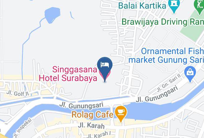 Kota Surabaya - Singgasana Hotel Surabaya Maps