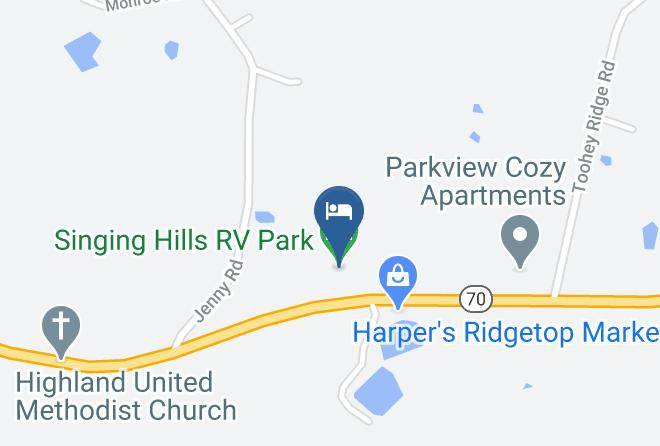 Barren - Singing Hills Rv Park Maps