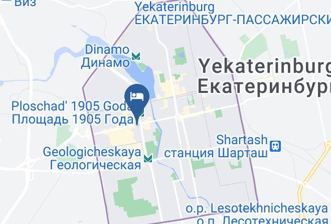 Yekaterinburg - Single Hotel Maps