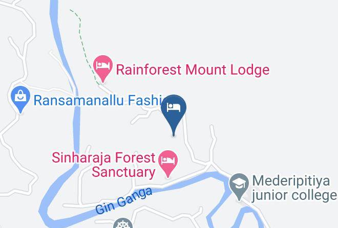 Rainforest View Inn Homestay Mapa
 - Southern - Galle
