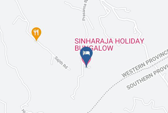 Galle - Sinharaja Holiday Bungalow Maps