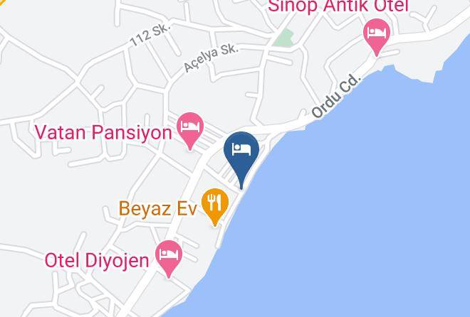 Sinop Konak Otel & Restaurant Map