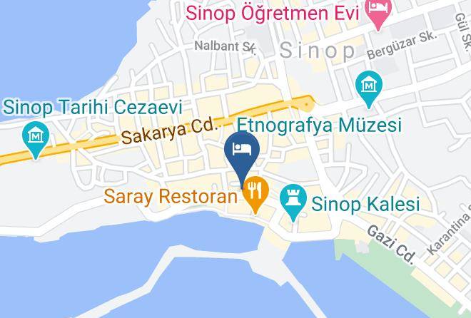 Sinop Meydan Kapi - Sinope Butik Hotel Maps
