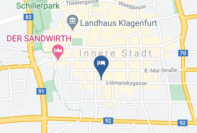 Klagenfurt - Sinos Hotel Lemon Maps