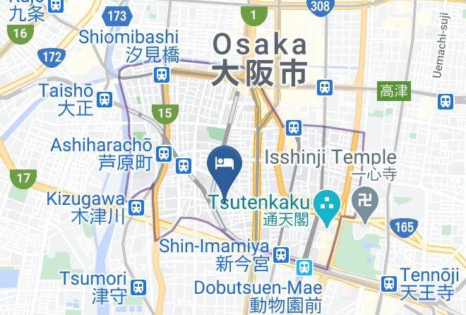 Osaka City Naniwa Ward - Sinsei Daikokukan Maps