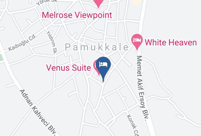Pamukkale - Sinter Terasse Hotel Maps