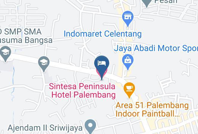 Palembang - Sintesa Peninsula Hotel Palembang Maps