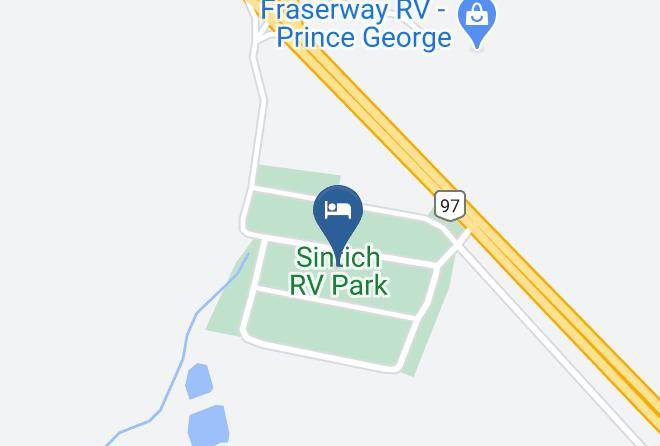 Fraser Fort George - Sintich Rv Park Maps