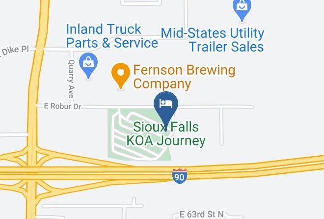 Minnehaha - Sioux Falls Koa Journey Maps
