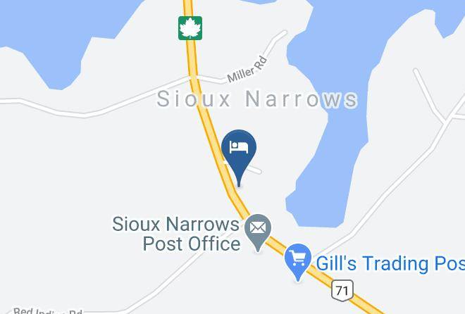 Kenora - Sioux Narrows Motel Maps