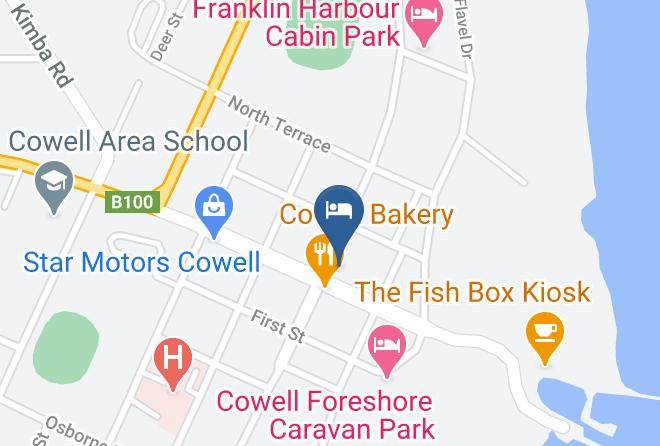 Franklin Harbour - Sip'n Save Commercial Hotel Cowell Maps