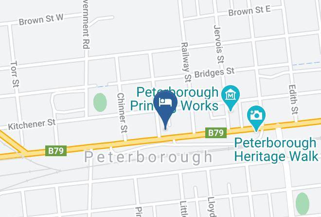 Peterborough - Sip'n Save Railway Hotel Maps