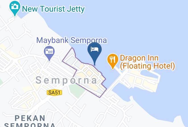 Bahagian Tawau - Sipadan Inn 2 Semporna Maps