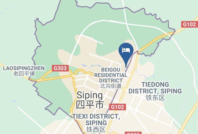 Siping - Siping Weiduo Business Hotel Maps