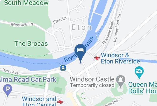Windsor And Maidenhead - Sir Christopher Wren Hotel And Spa Maps