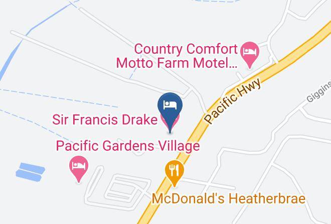 Port Stephens - Sir Francis Drake Motel Maps