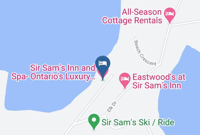 Haliburton - Sir Sam's Inn And Spa Ontario's Luxury Adult Resort Maps