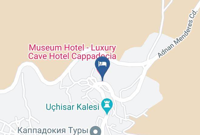 Nevsehir - Sira Hotel Uchisar Kapadokya Maps