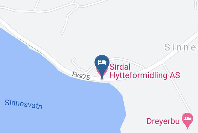 Sirdal - Sirdal Hytteformidling As Maps