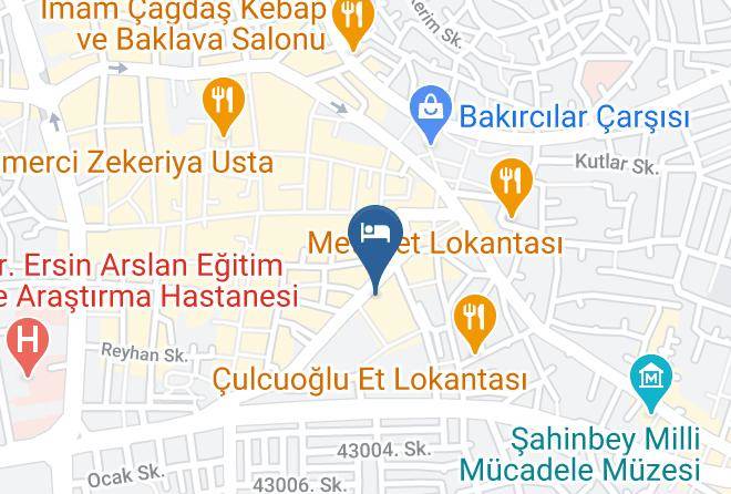 Sahinbey - Gaziantep Sirehan Hotel Maps