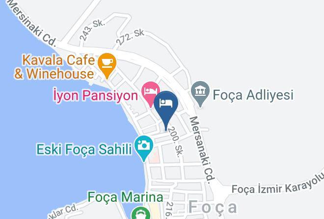 Foca - Siren Pansiyon Maps