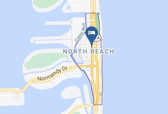 Sirena Suites Miami Beach Map