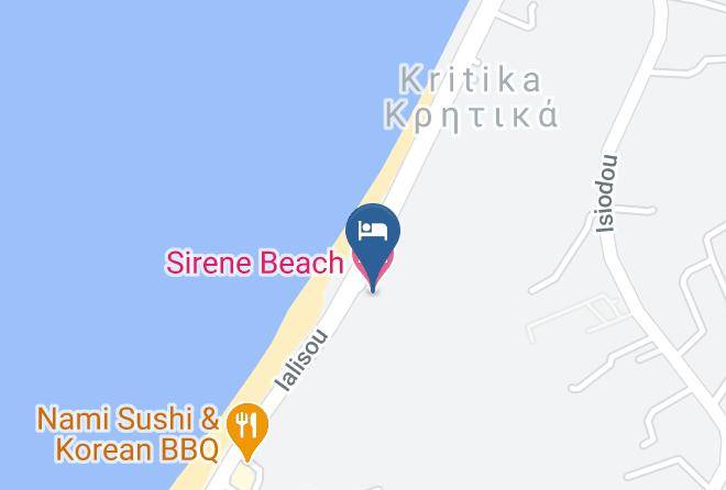 Sirene Beach Map
