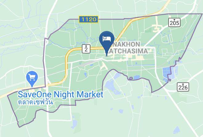 Amphoe Mueang Nakhon Ratchasima - Siri Hotel Maps