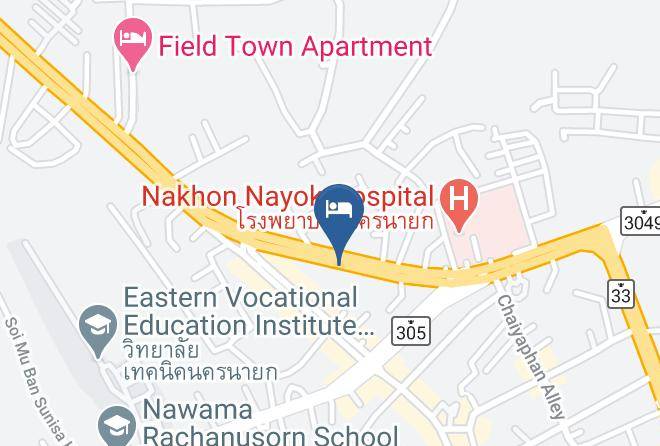 Amphoe Mueang Nakhon Nayok - Siri Resotel Nakhon Nayok Maps