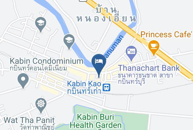 Amphoe Kabin Buri - Sirimongkol Hotel Maps