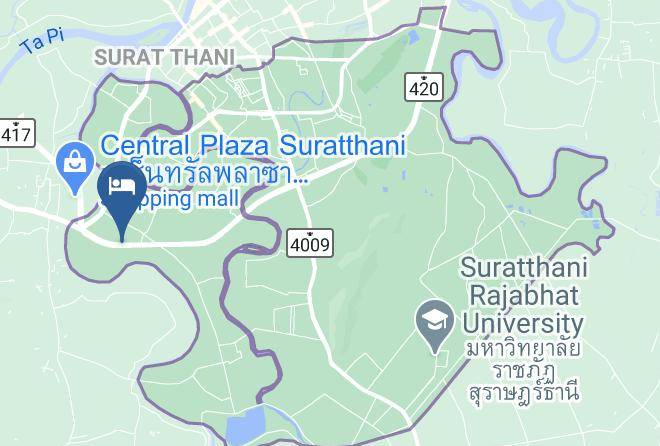 Amphoe Mueang Surat Thani - Sirimongkol Resort Maps