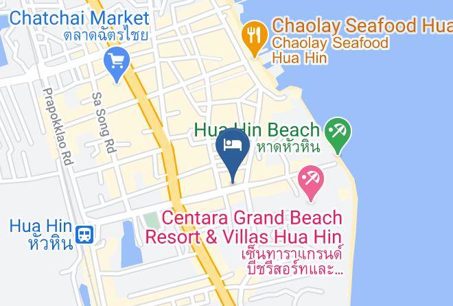 Amphoe Hua Hin - Sirin Hotel Maps