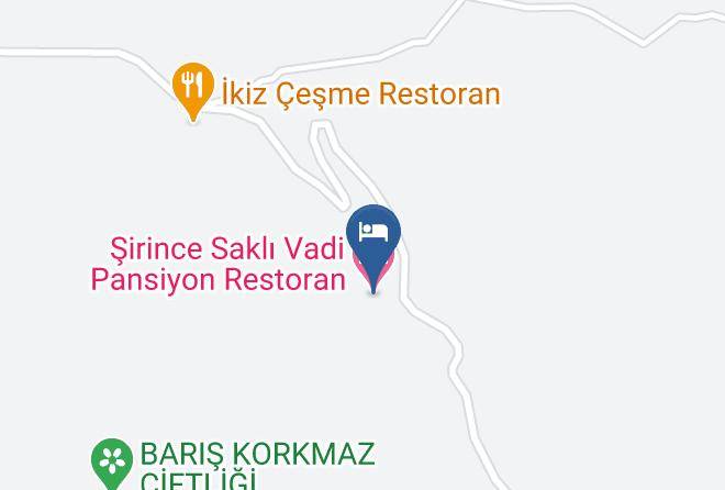 Selcuk - Sirince Sakli Vadi Pansiyon Restoran Maps