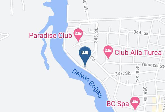 Ortaca - Sirius Hotel Maps